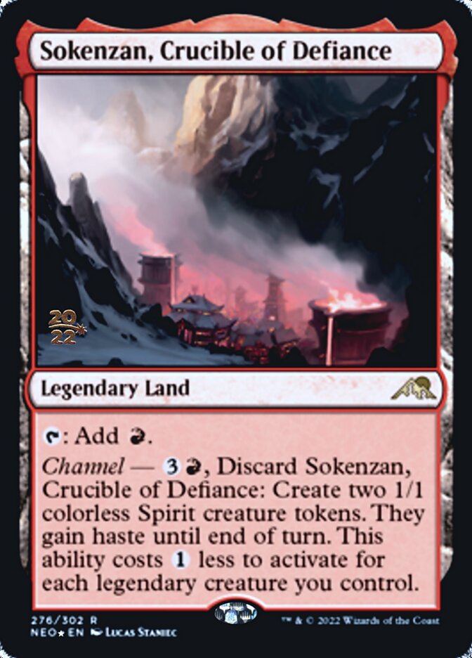 Sokenzan, Crucible of Defiance [Kamigawa: Neon Dynasty Prerelease Promos] | Tacoma Games