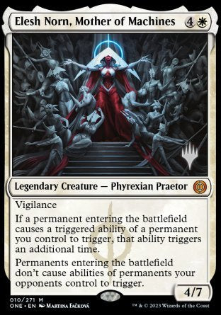 Elesh Norn, Mother of Machines (Promo Pack) [Phyrexia: All Will Be One Promos] | Tacoma Games