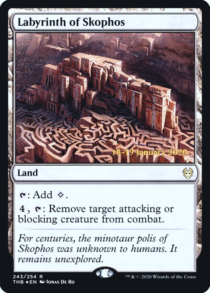 Labyrinth of Skophos [Theros Beyond Death Prerelease Promos] | Tacoma Games