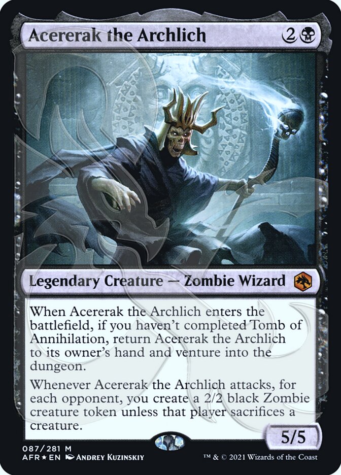 Acererak the Archlich (Ampersand Promo) [Dungeons & Dragons: Adventures in the Forgotten Realms Promos] | Tacoma Games