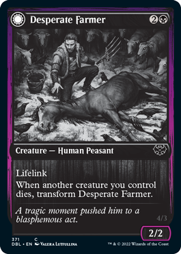 Desperate Farmer // Depraved Harvester [Innistrad: Double Feature] | Tacoma Games