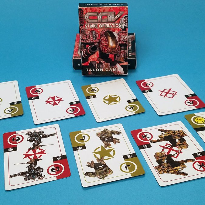 CAV: Strike Operations Themed Playing Cards | Tacoma Games