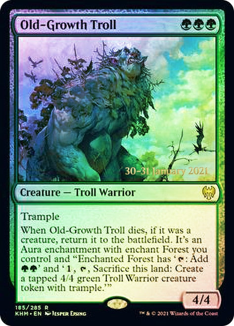 Old-Growth Troll  [Kaldheim Prerelease Promos] | Tacoma Games