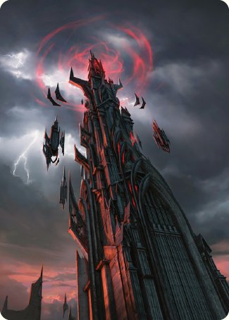 Barad-dur Art Card [The Lord of the Rings: Tales of Middle-earth Art Series] | Tacoma Games