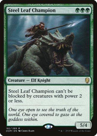 Steel Leaf Champion [Dominaria] | Tacoma Games