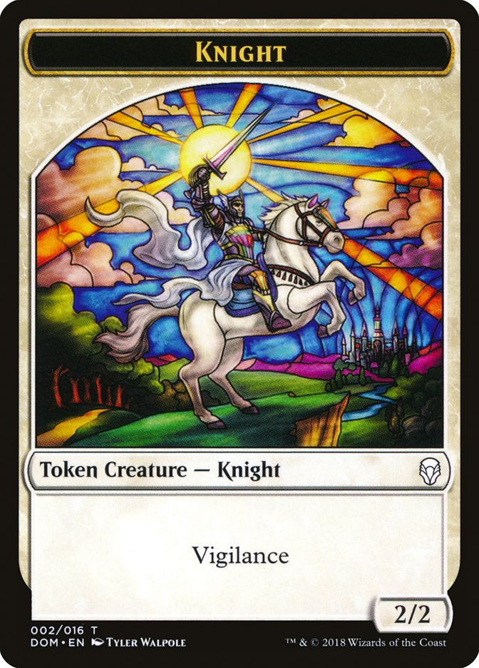 Knight (002/016) [Dominaria Tokens] | Tacoma Games