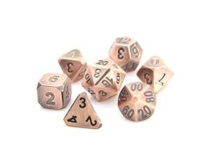 METAL FORGE DICE - BATTLEWORN COPPER | Tacoma Games