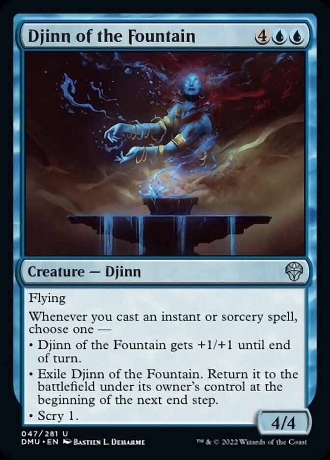 Djinn of the Fountain [Dominaria United] | Tacoma Games