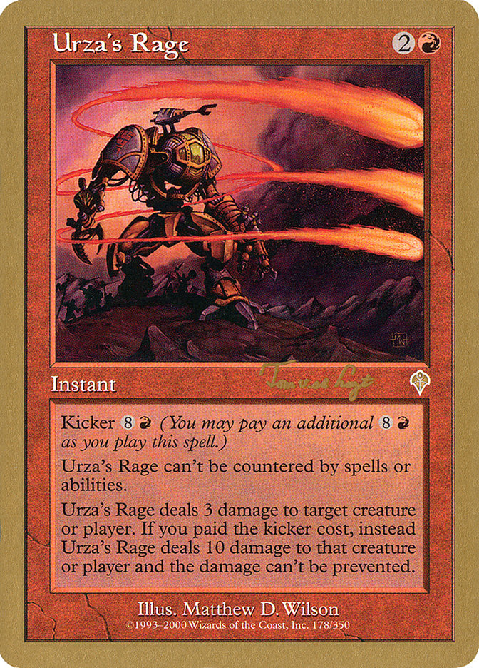 Urza's Rage (Tom van de Logt) [World Championship Decks 2001] | Tacoma Games