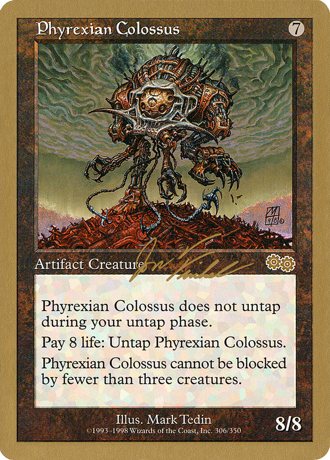 Phyrexian Colossus (Jon Finkel) [World Championship Decks 2000] | Tacoma Games