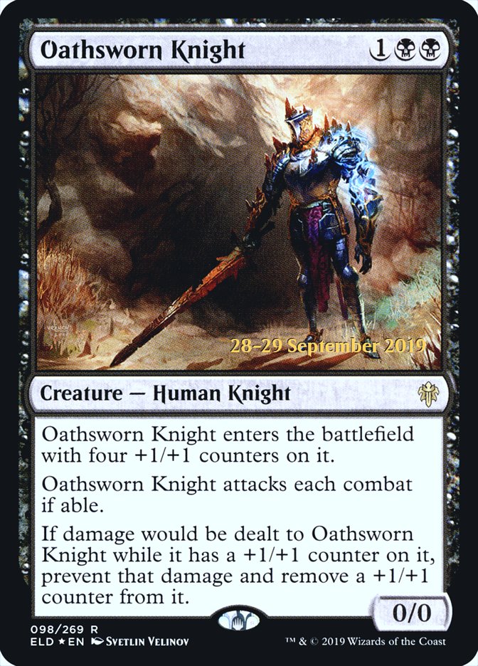 Oathsworn Knight  [Throne of Eldraine Prerelease Promos] | Tacoma Games