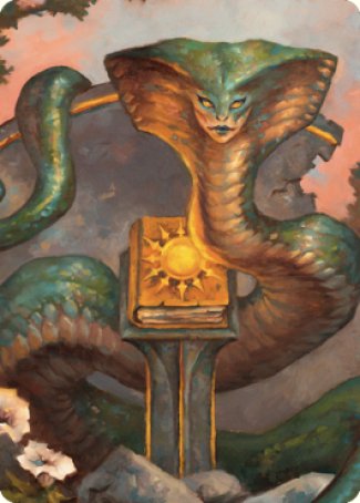 Guardian Naga Art Card [Commander Legends: Battle for Baldur's Gate Art Series] | Tacoma Games