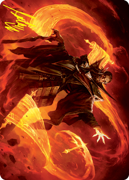 Plargg, Dean of Chaos Art Card (Gold-Stamped Signature) [Strixhaven: School of Mages Art Series] | Tacoma Games