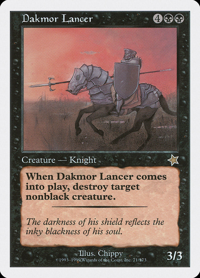 Dakmor Lancer [Starter 1999] | Tacoma Games