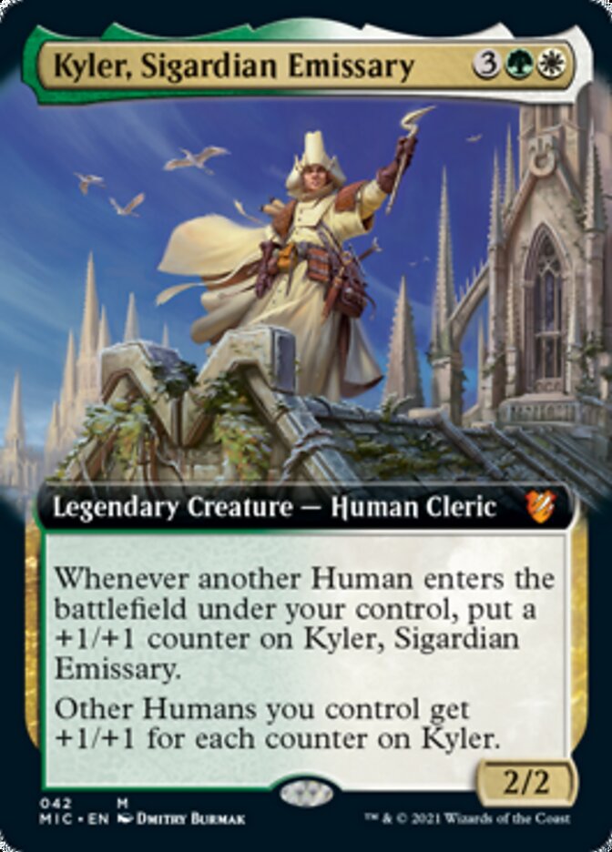 Kyler, Sigardian Emissary (Extended) [Innistrad: Midnight Hunt Commander] | Tacoma Games