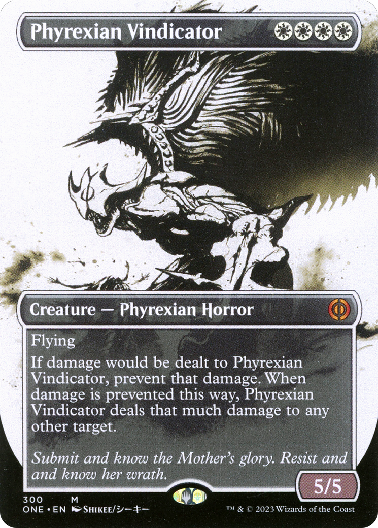 Phyrexian Vindicator (Borderless Ichor) [Phyrexia: All Will Be One] | Tacoma Games