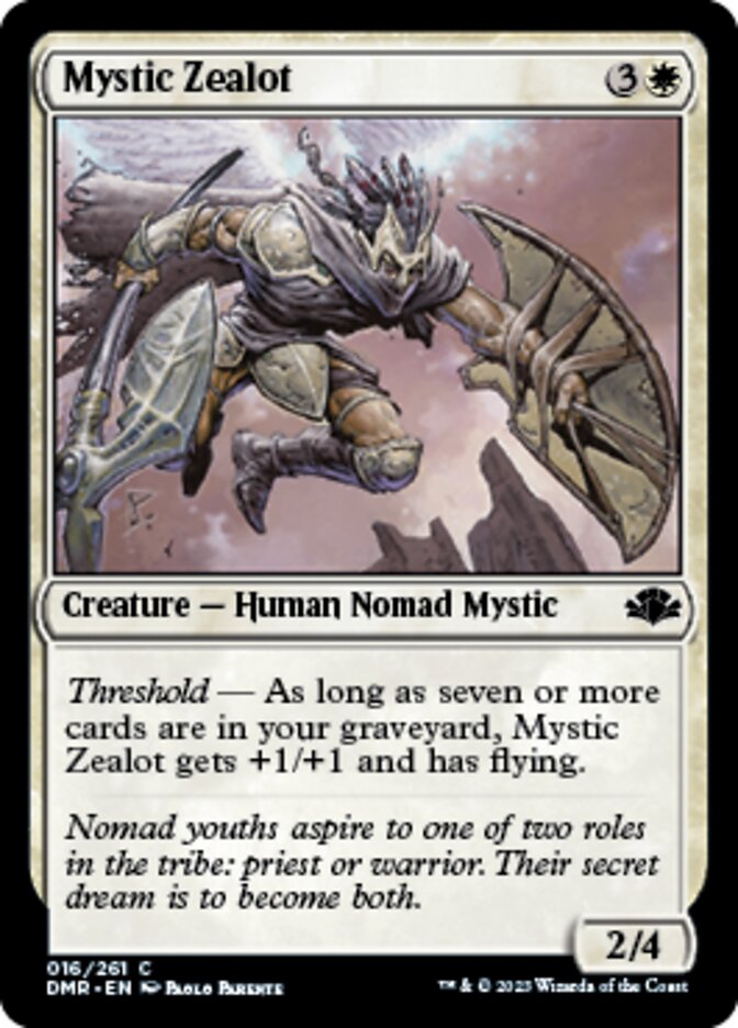 Mystic Zealot [Dominaria Remastered] | Tacoma Games