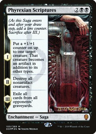 Phyrexian Scriptures [Dominaria Promos] | Tacoma Games