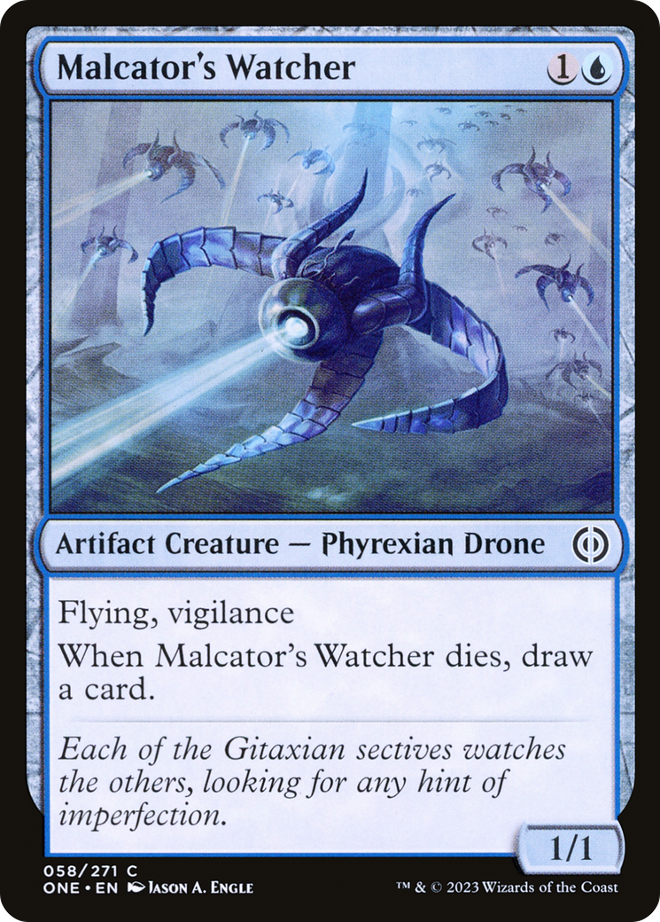 Malcator's Watcher [Phyrexia: All Will Be One] | Tacoma Games