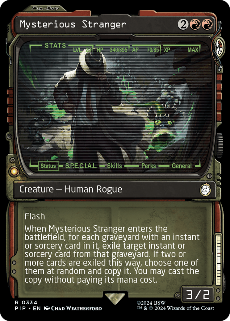 Mysterious Stranger (Showcase) [Fallout] | Tacoma Games