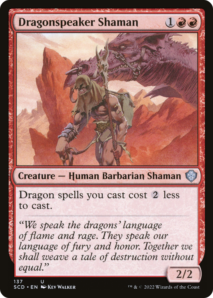 Dragonspeaker Shaman [Starter Commander Decks] | Tacoma Games