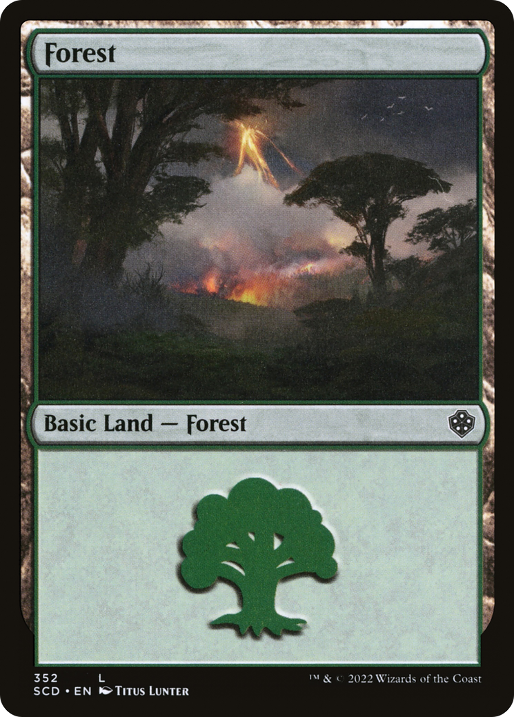 Forest (352) [Starter Commander Decks] | Tacoma Games