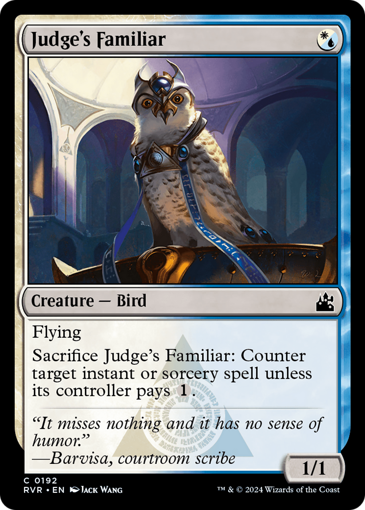 Judge's Familiar [Ravnica Remastered] | Tacoma Games