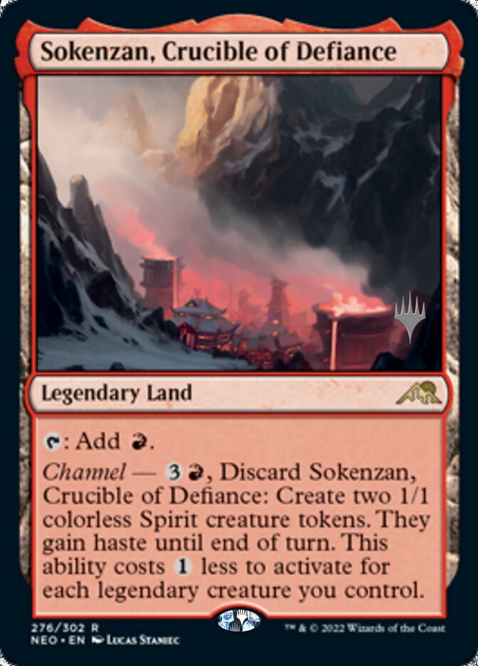 Sokenzan, Crucible of Defiance (Promo Pack) [Kamigawa: Neon Dynasty Promos] | Tacoma Games