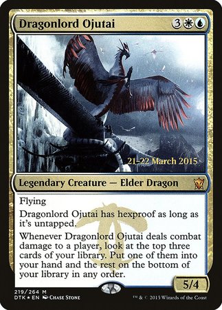 Dragonlord Ojutai [Dragons of Tarkir Promos] | Tacoma Games