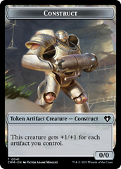 Thopter // Construct (41) Double-Sided Token [Commander Masters Tokens] | Tacoma Games