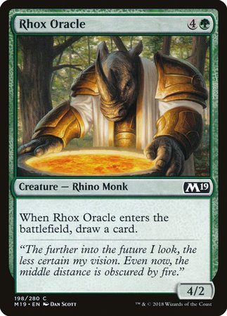 Rhox Oracle [Core Set 2019] | Tacoma Games