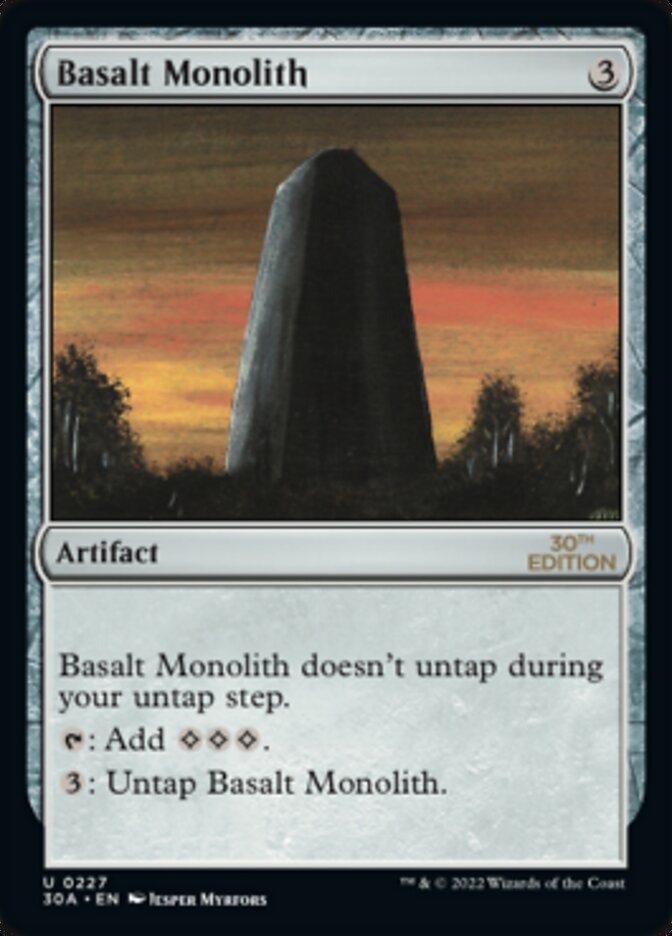 Basalt Monolith [30th Anniversary Edition] | Tacoma Games