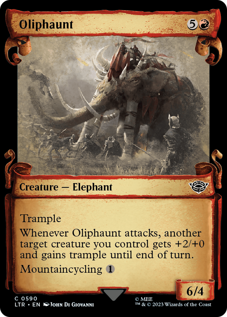 Oliphaunt [The Lord of the Rings: Tales of Middle-Earth Showcase Scrolls] | Tacoma Games