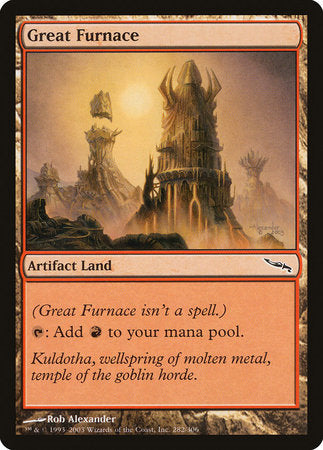 Great Furnace [Mirrodin] | Tacoma Games