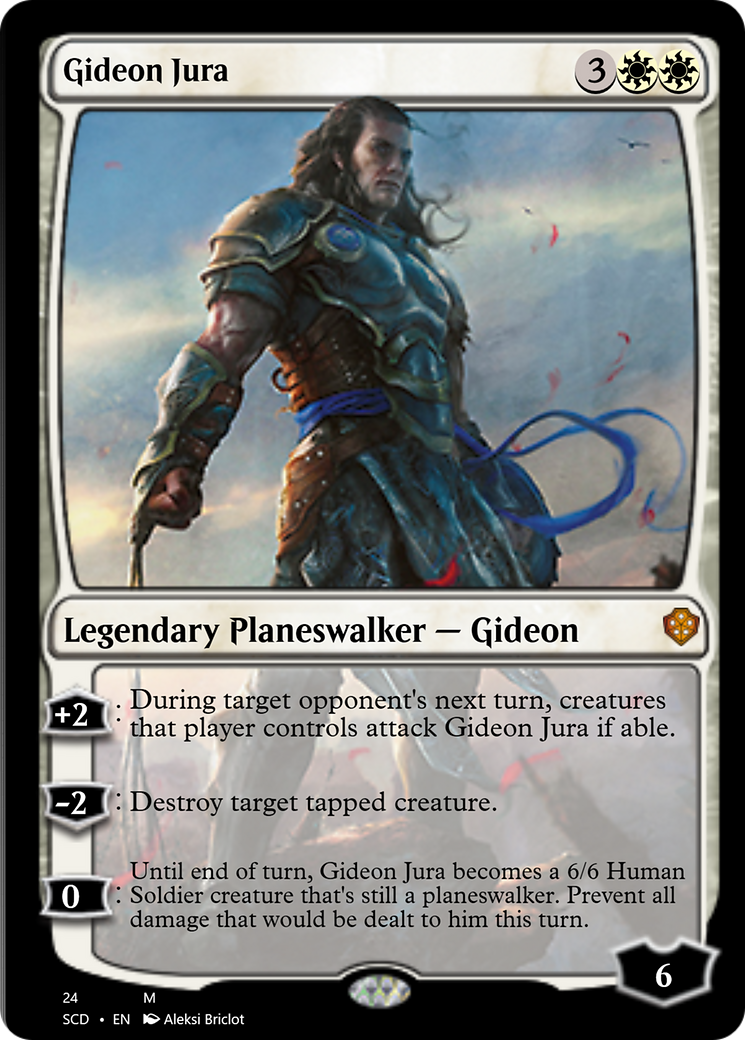 Gideon Jura [Starter Commander Decks] | Tacoma Games