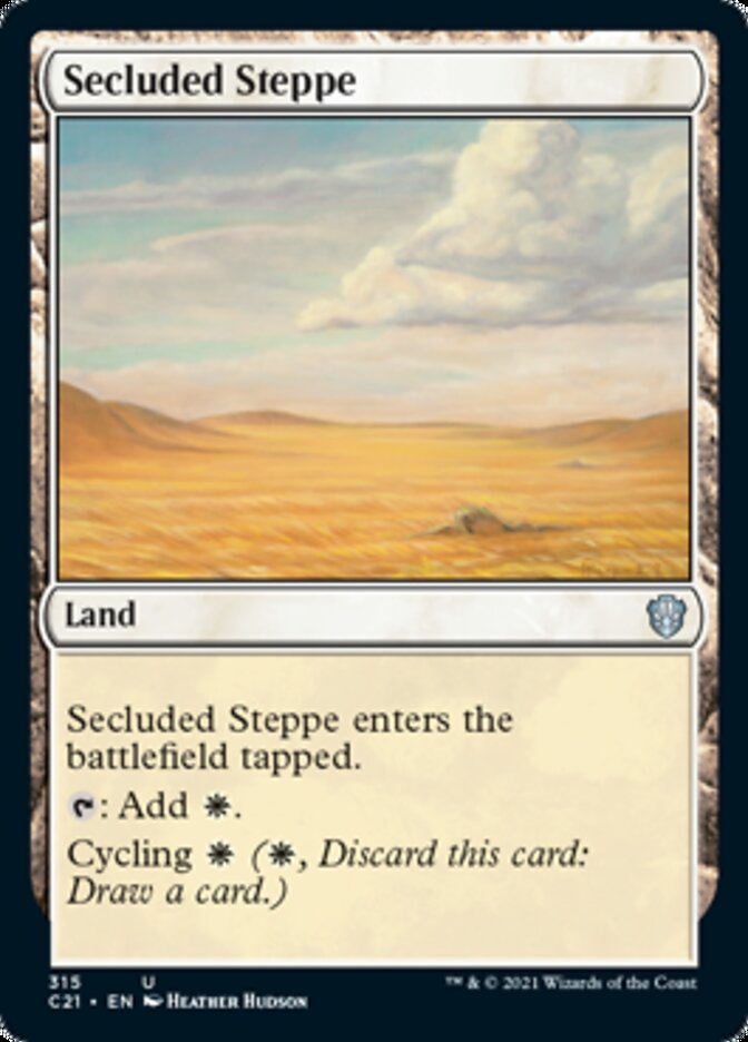 Secluded Steppe [Commander 2021] | Tacoma Games