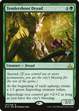 Tendershoot Dryad [Rivals of Ixalan Promos] | Tacoma Games