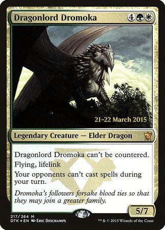 Dragonlord Dromoka [Dragons of Tarkir Promos] | Tacoma Games