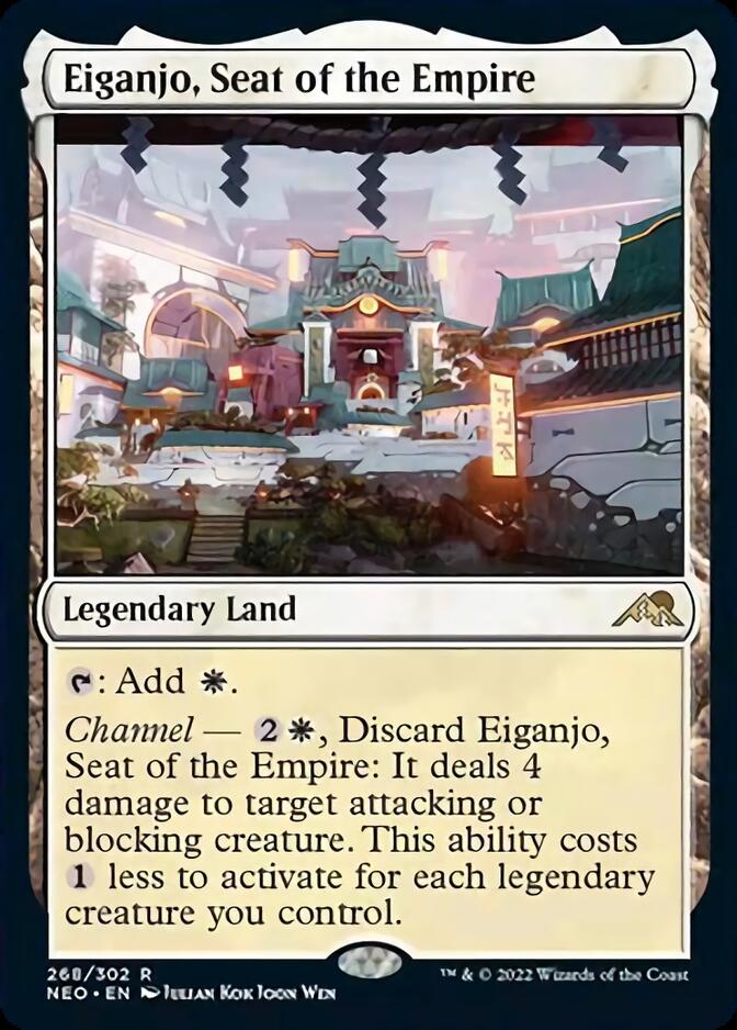 Eiganjo, Seat of the Empire [Kamigawa: Neon Dynasty] | Tacoma Games
