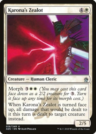 Karona's Zealot [Masters 25] | Tacoma Games