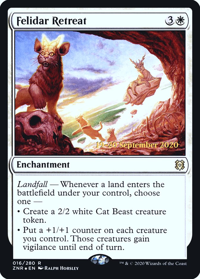 Felidar Retreat  [Zendikar Rising Prerelease Promos] | Tacoma Games