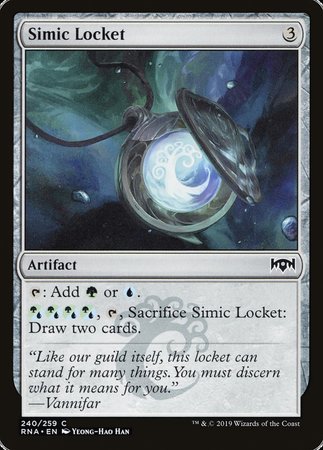 Simic Locket [Ravnica Allegiance] | Tacoma Games