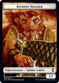 Kithkin Soldier // Pegasus Double-sided Token [Kaldheim Commander Tokens] | Tacoma Games