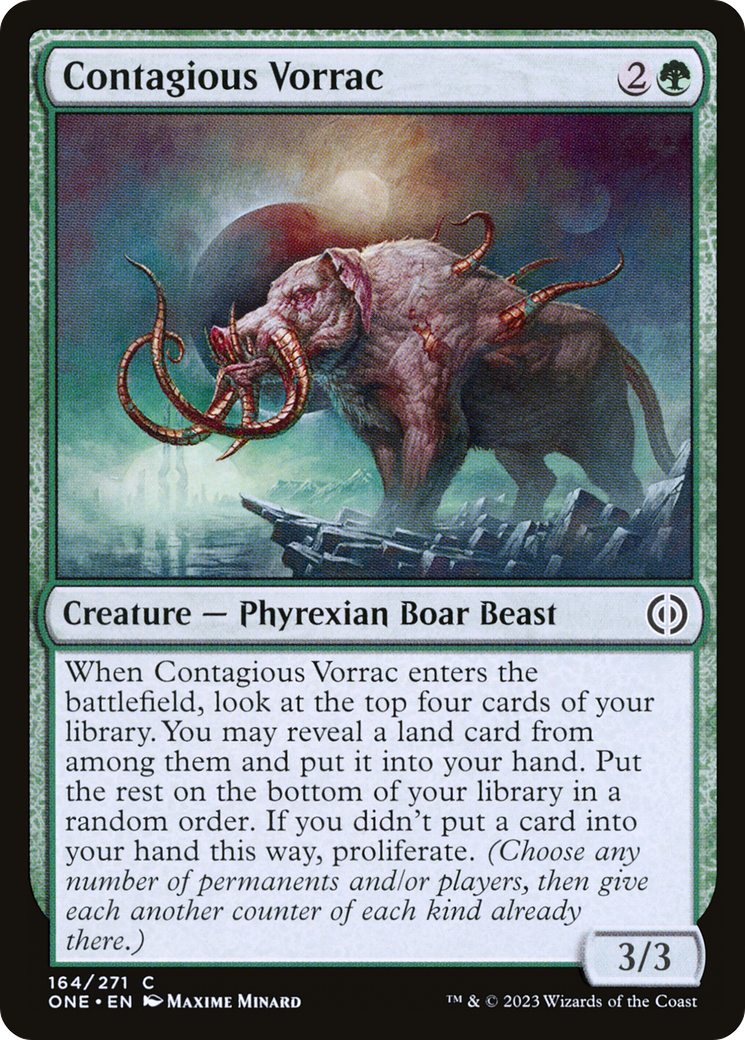 Contagious Vorrac [Phyrexia: All Will Be One] | Tacoma Games
