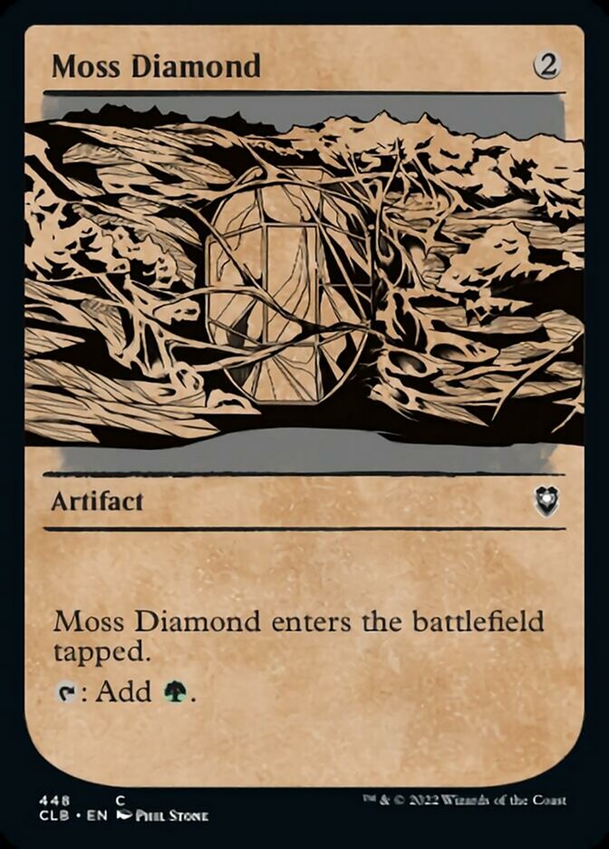 Moss Diamond (Showcase) [Commander Legends: Battle for Baldur's Gate] | Tacoma Games