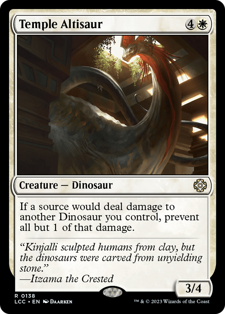 Temple Altisaur [The Lost Caverns of Ixalan Commander] | Tacoma Games