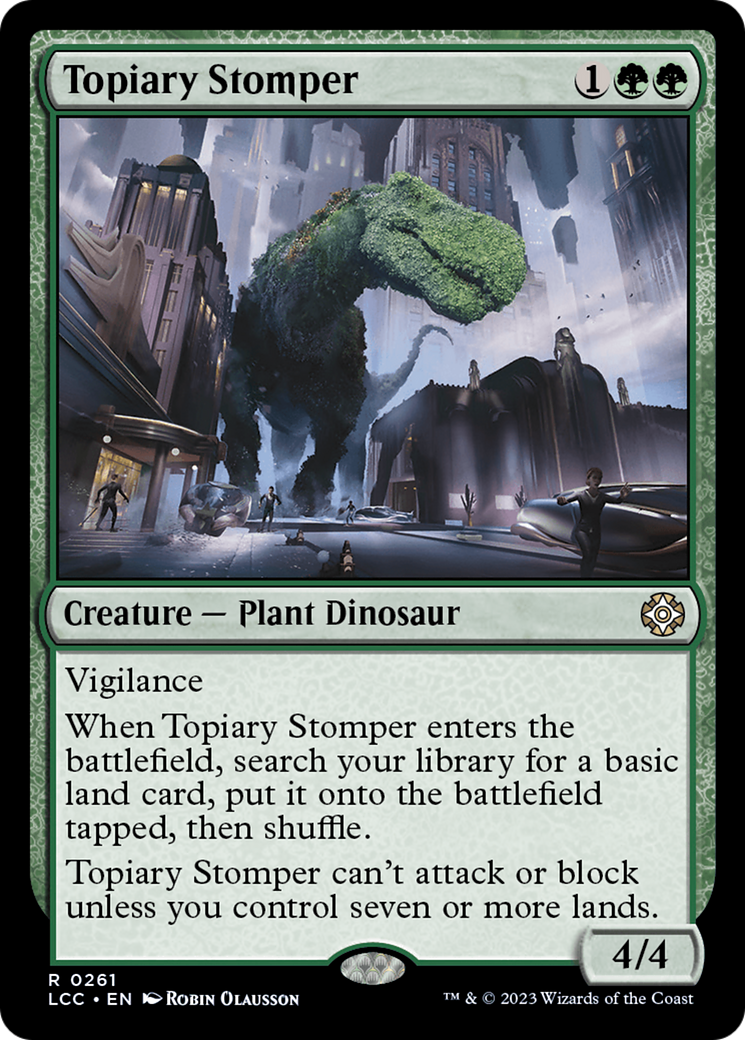 Topiary Stomper [The Lost Caverns of Ixalan Commander] | Tacoma Games