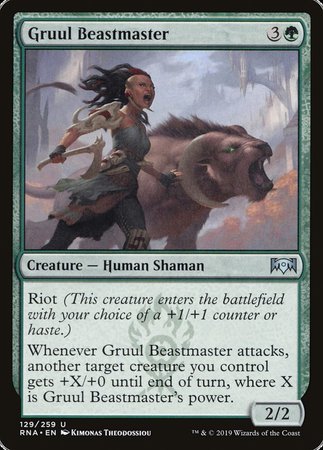 Gruul Beastmaster [Ravnica Allegiance] | Tacoma Games