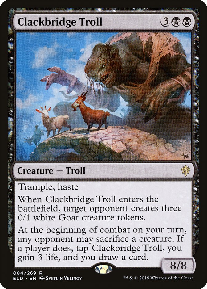 Clackbridge Troll [Throne of Eldraine] | Tacoma Games