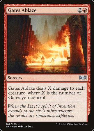 Gates Ablaze [Ravnica Allegiance] | Tacoma Games